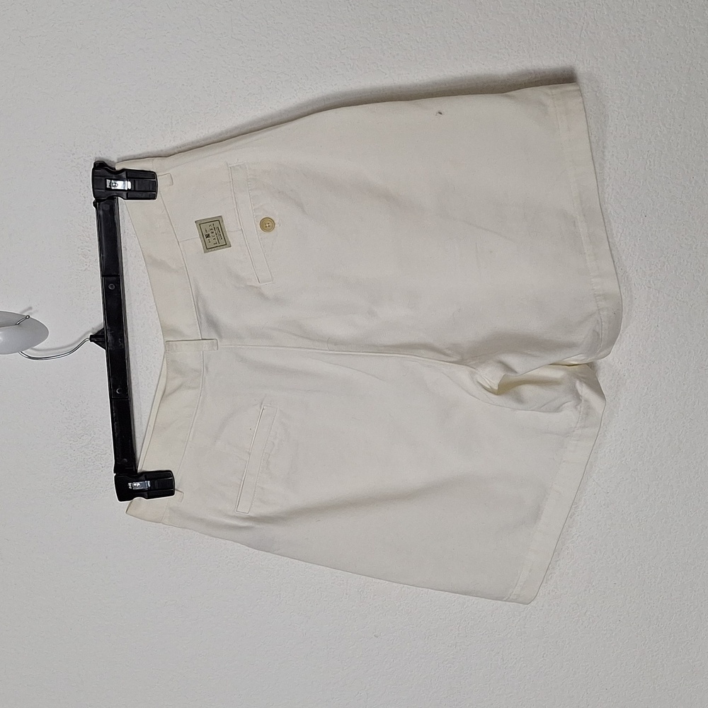 Lauren Ralph Lauren "NEW" White Preppy Old Money High Rise Chino Shorts Size 10 - Picture 4 of 11